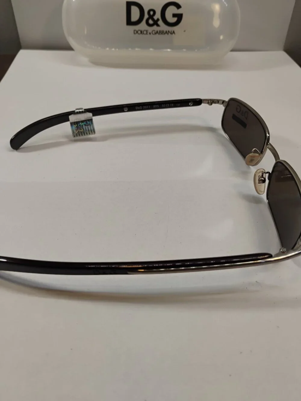 VINTAGE DOLCE & GABBANA DG 2011 Sunglasses with Hard Case Dust Bag Papers Y2K